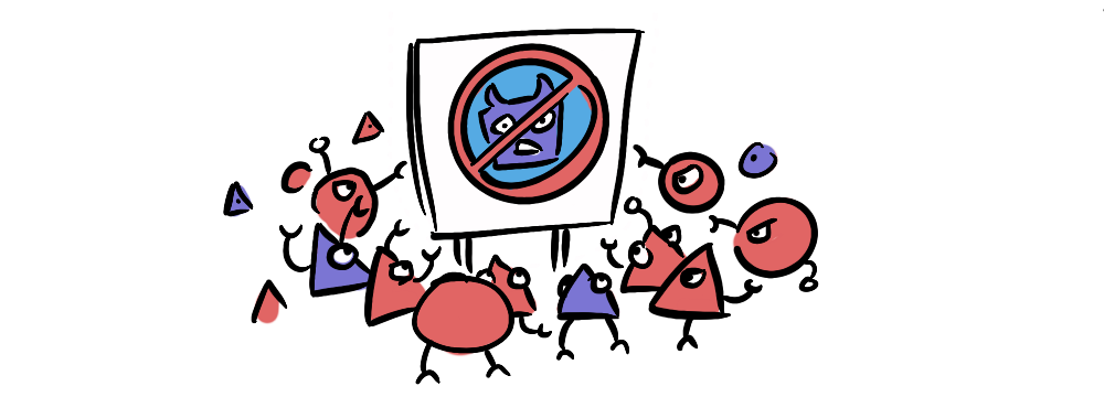 A group demonising 'The Other'