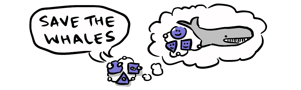 A 'Save the Whales' campaign