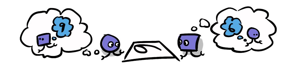 Illustration of two groups—the double-edged sword of understanding other groups