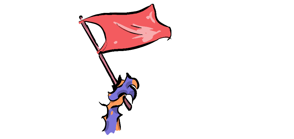A red flag
