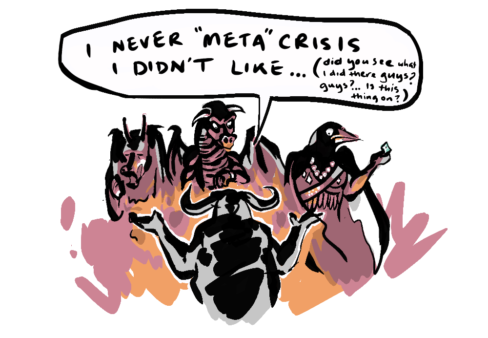 Moloch entwined with the machinery of the metacrisis