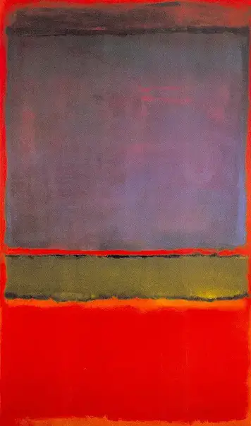 Rothko's Violet, Green and Red