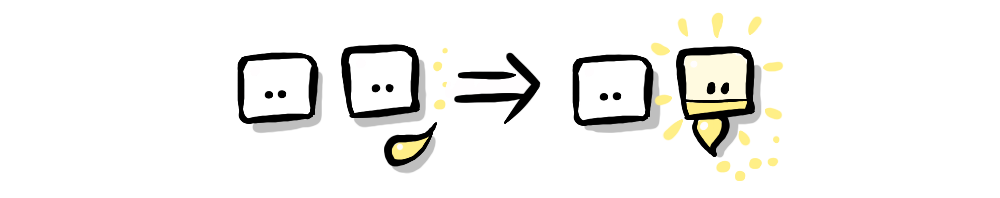 Yellow leluan rescuing a neut