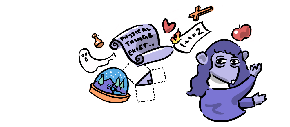 Descarte as a mouse discarding assumptions