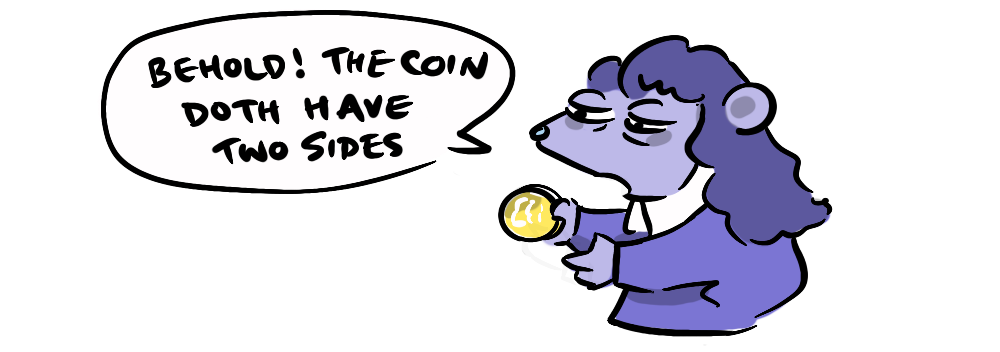 A Vitruvian Man, but it's a rabbit