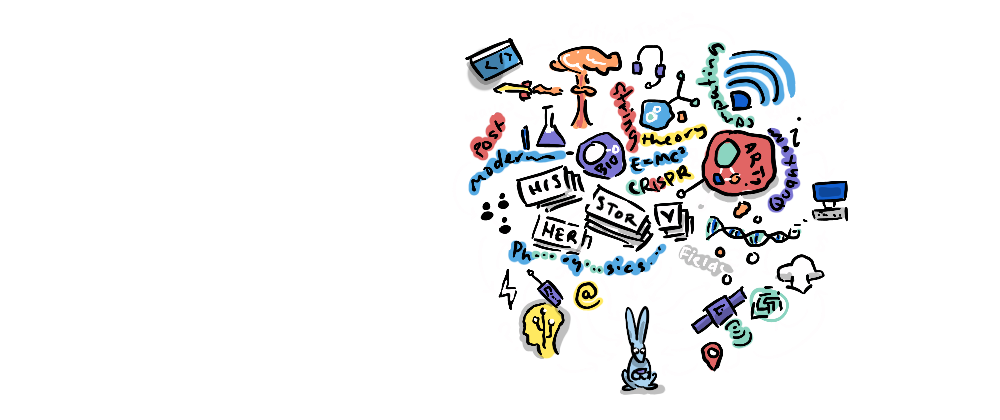 A Vitruvian Man, but it's a rabbit