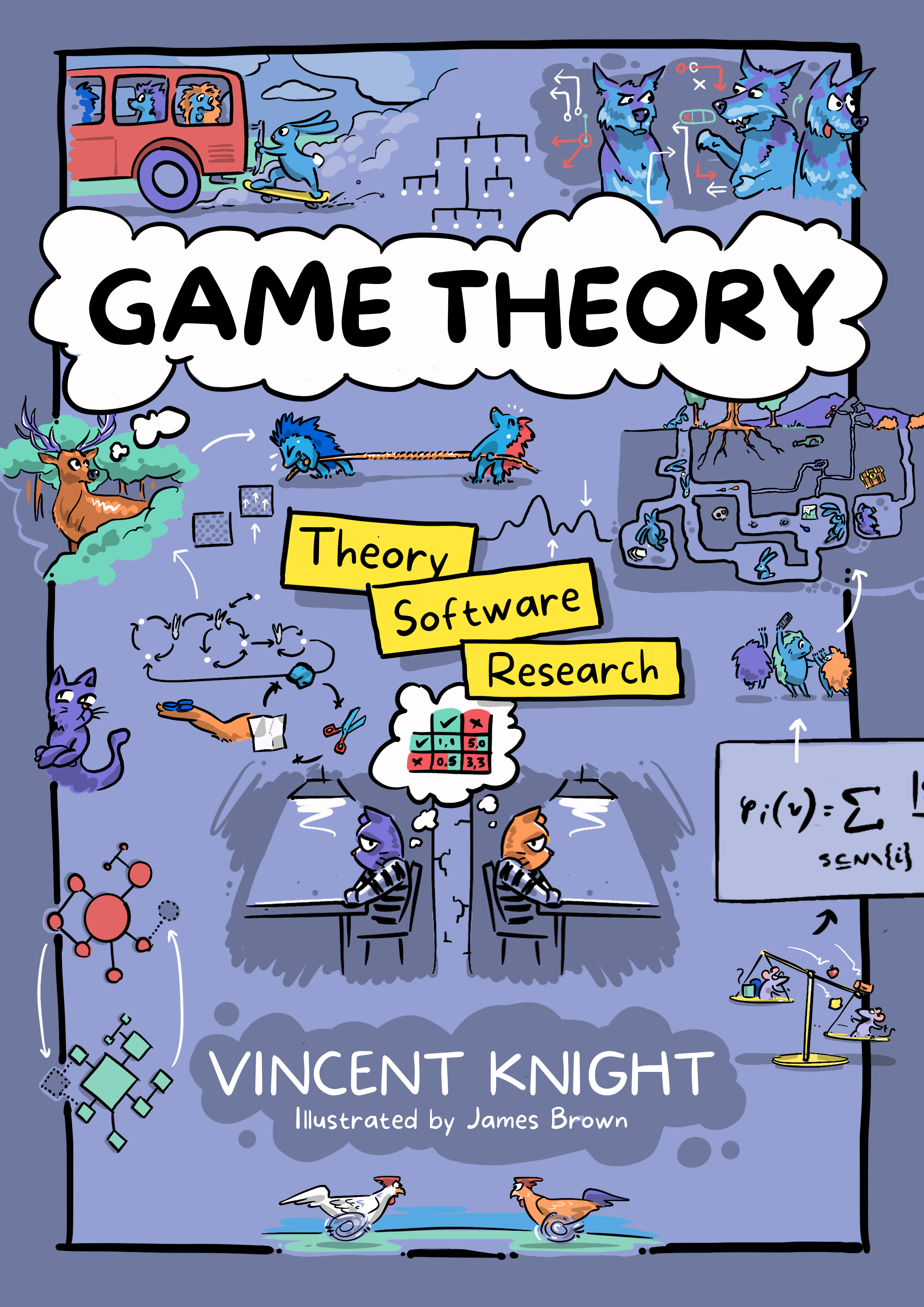 Cover design for Vincent Knight's Game Theory book
